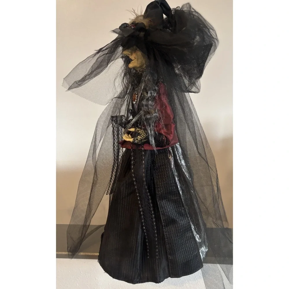 Vtg Halloween Wicked Witch Figurine Doll Decoration 23